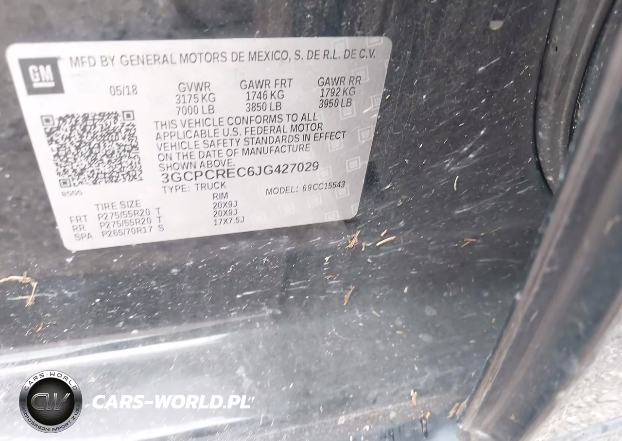 2018 Chevrolet Silverado 1500 1Lt VIN:3GCPCREC6JG427029 - 9