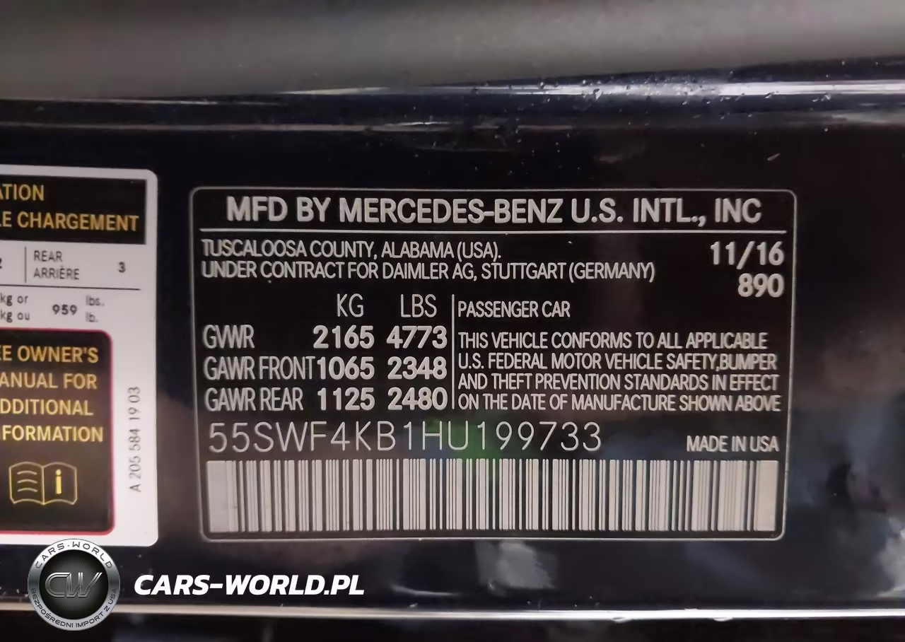 2017 Mercedes-Benz C 300 Sport 4Matic VIN:55SWF4KB1HU199733 - 9