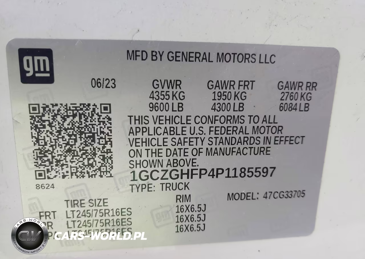 2023 Chevrolet Express G3500 VIN:1GCZGHFP4P1185597 - 9