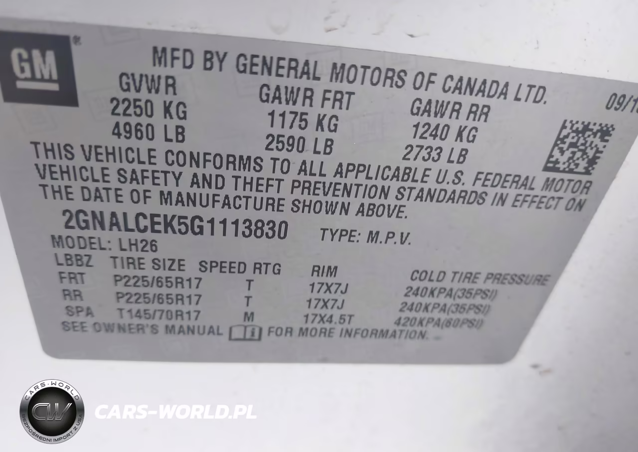 2016 Chevrolet Equinox Lt VIN:2GNALCEK5G1113830 - 9