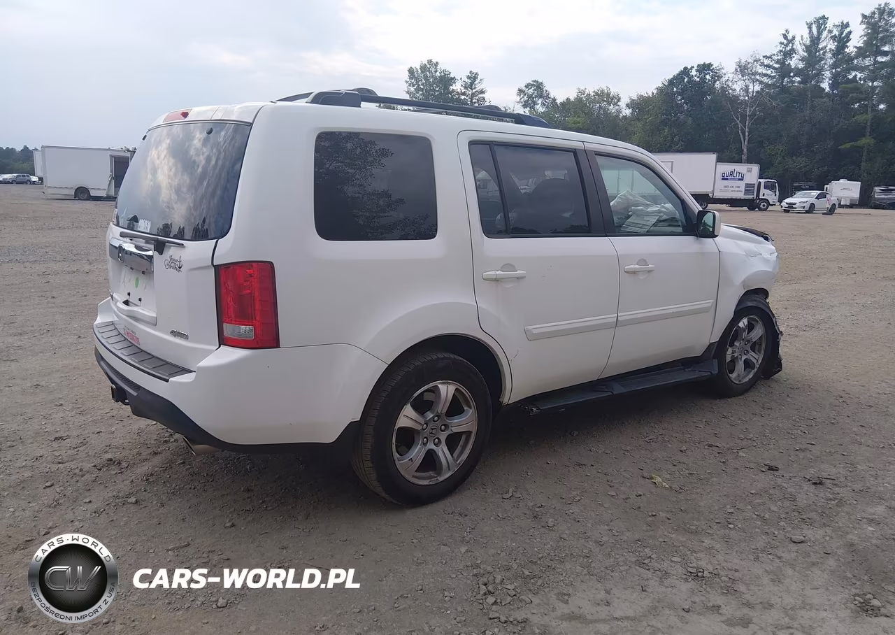 2012 Honda Pilot Ex-L VIN:5FNYF4H56CB021353 - 4