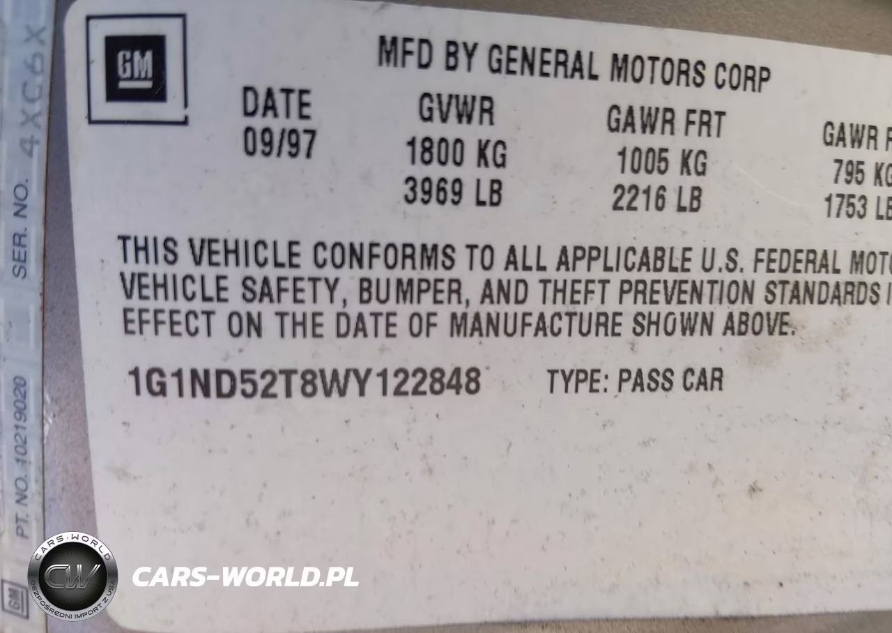 1998 Chevrolet Malibu VIN:1G1ND52T8WY122848 - 9