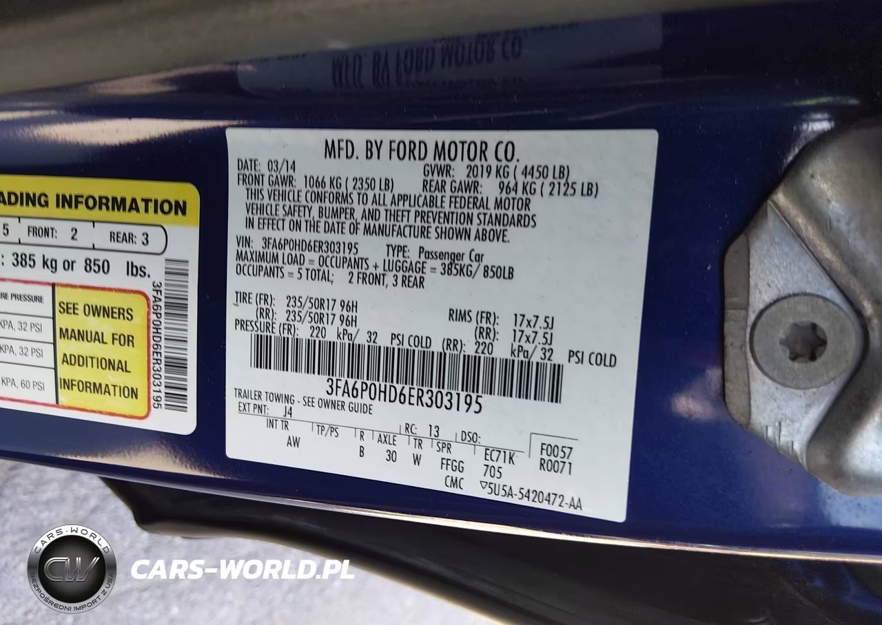 2014 Ford Fusion Se VIN:3FA6P0HD6ER303195 - 9