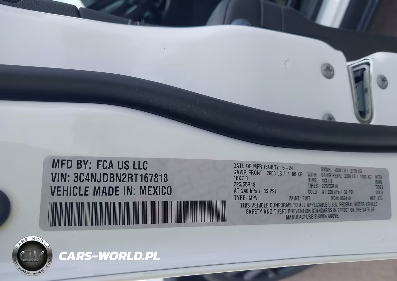 2024 Jeep Compass Latitude 4X4 VIN:3C4NJDBN2RT167818 - 9