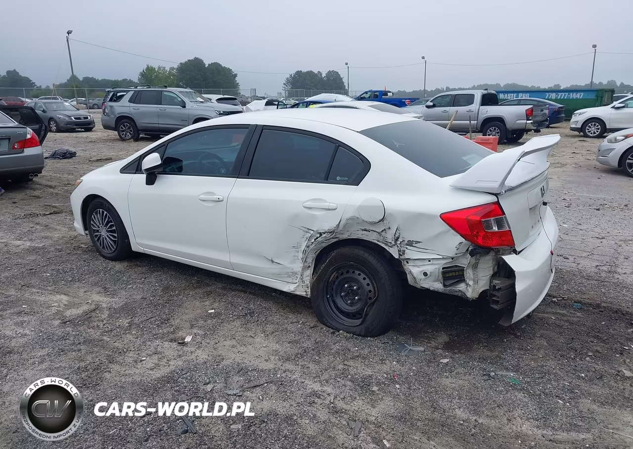 2012 Honda Civic Lx VIN:19XFB2F54CE010366 - 3
