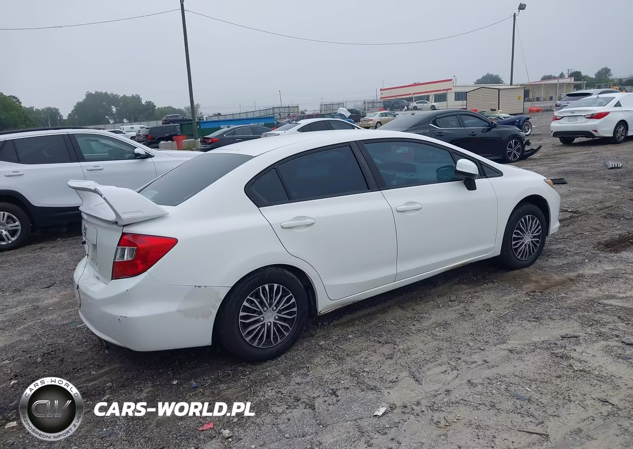 2012 Honda Civic Lx VIN:19XFB2F54CE010366 - 4