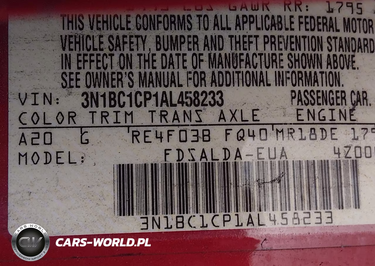 2010 Nissan Versa 1.8S VIN:3N1BC1CP1AL458233 - 9