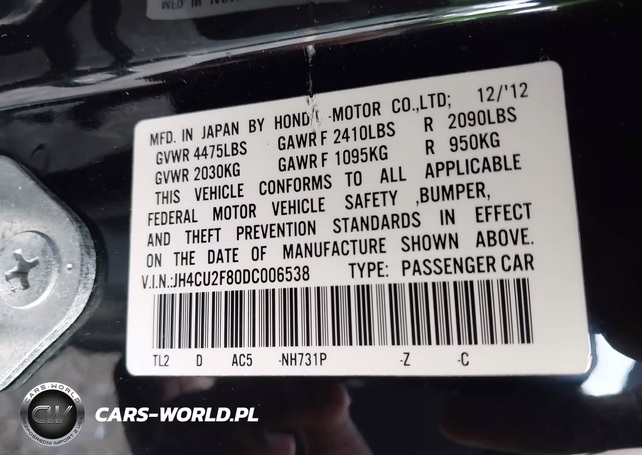 2013 Acura Tsx 2.4 VIN:JH4CU2F80DC006538 - 9
