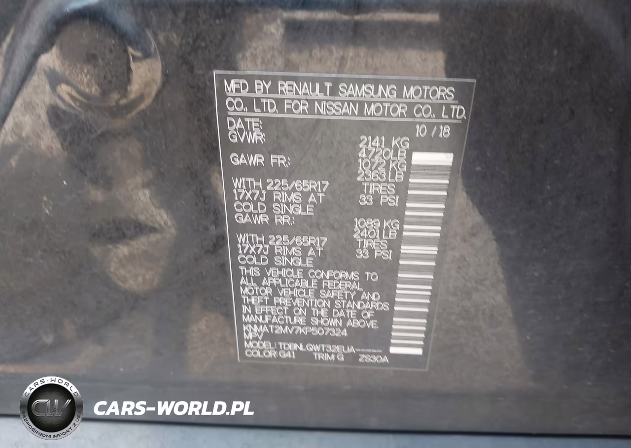 2019 Nissan Rogue Sv VIN:KNMAT2MV7KP507324 - 9
