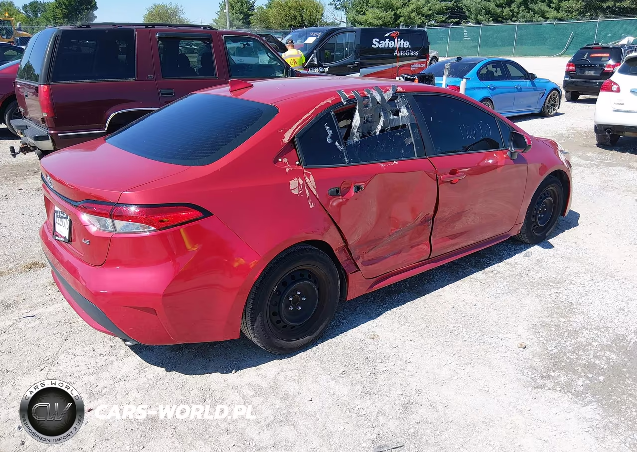 2020 Toyota Corolla Le VIN:5YFEPRAE9LP068064 - 4