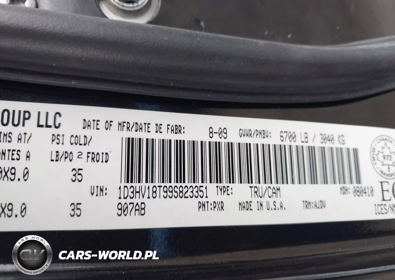 2009 Dodge Ram 1500 Slt-Sport VIN:1D3HV18T99S823351 - 9