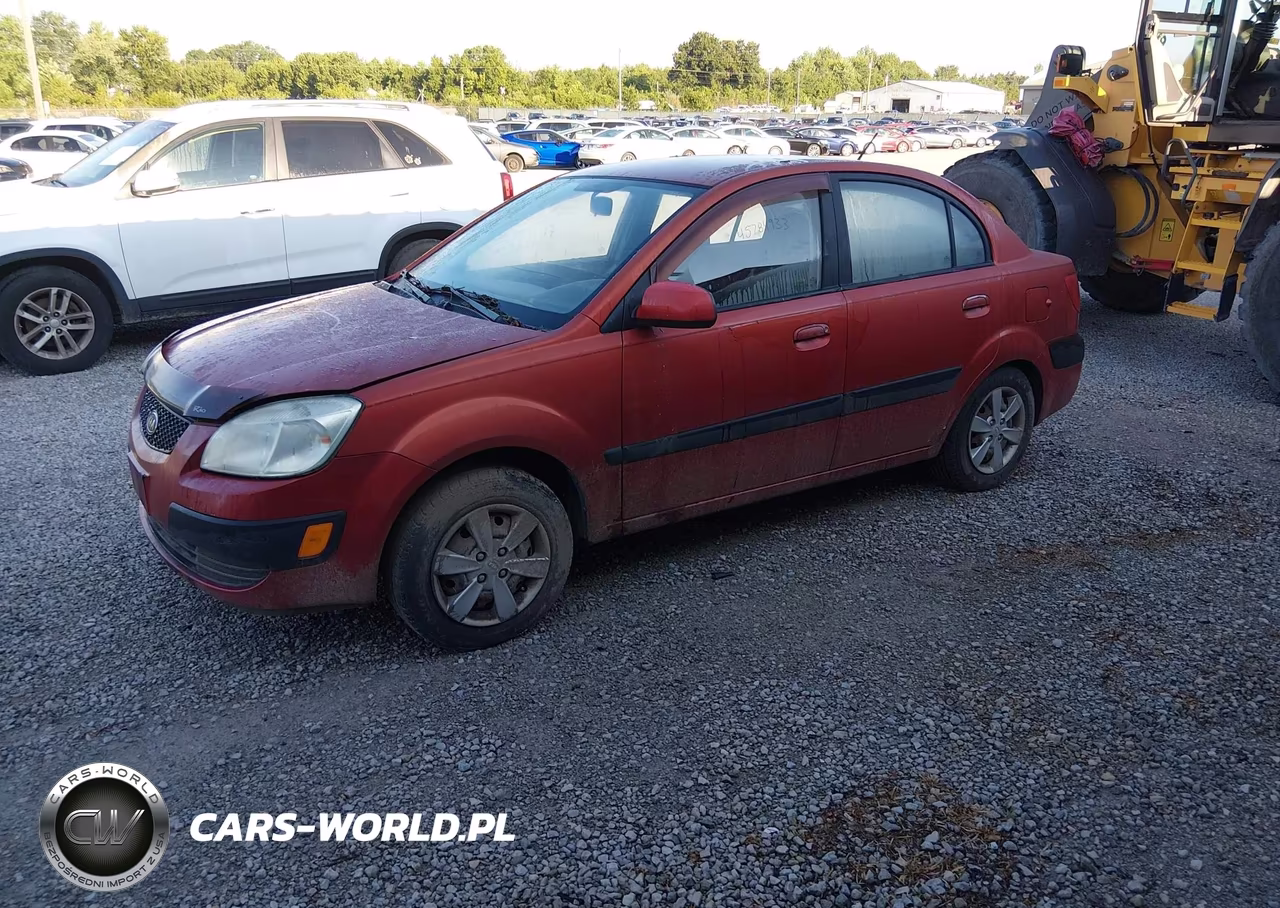 2009 Kia Rio Lx VIN:KNADE223696534049 - 2