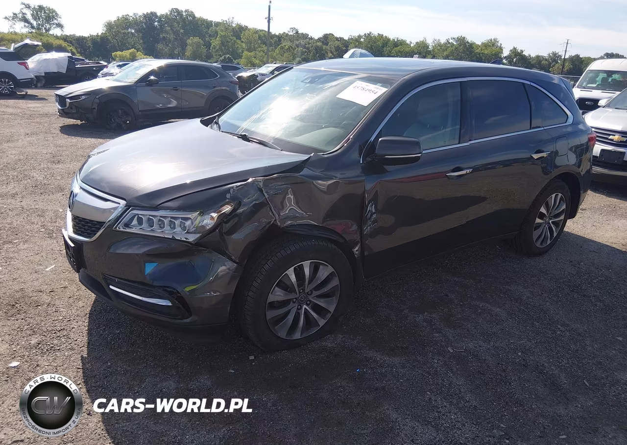 2015 Acura Mdx Technology Package VIN:5FRYD4H46FB014838 - 2