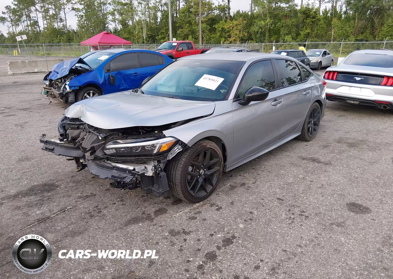 2022 Honda Civic Sport VIN:2HGFE2F57NH594424 - 2