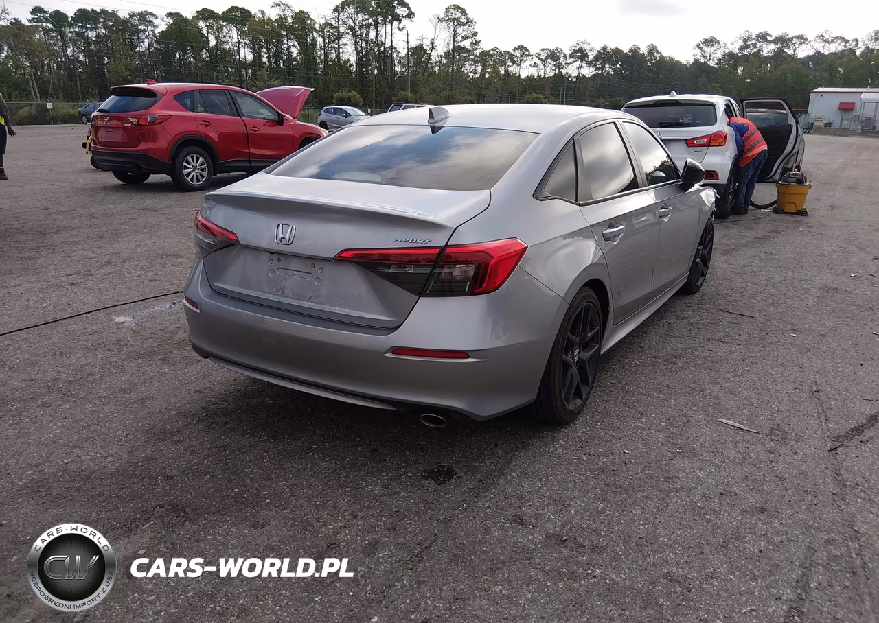 2022 Honda Civic Sport VIN:2HGFE2F57NH594424 - 4