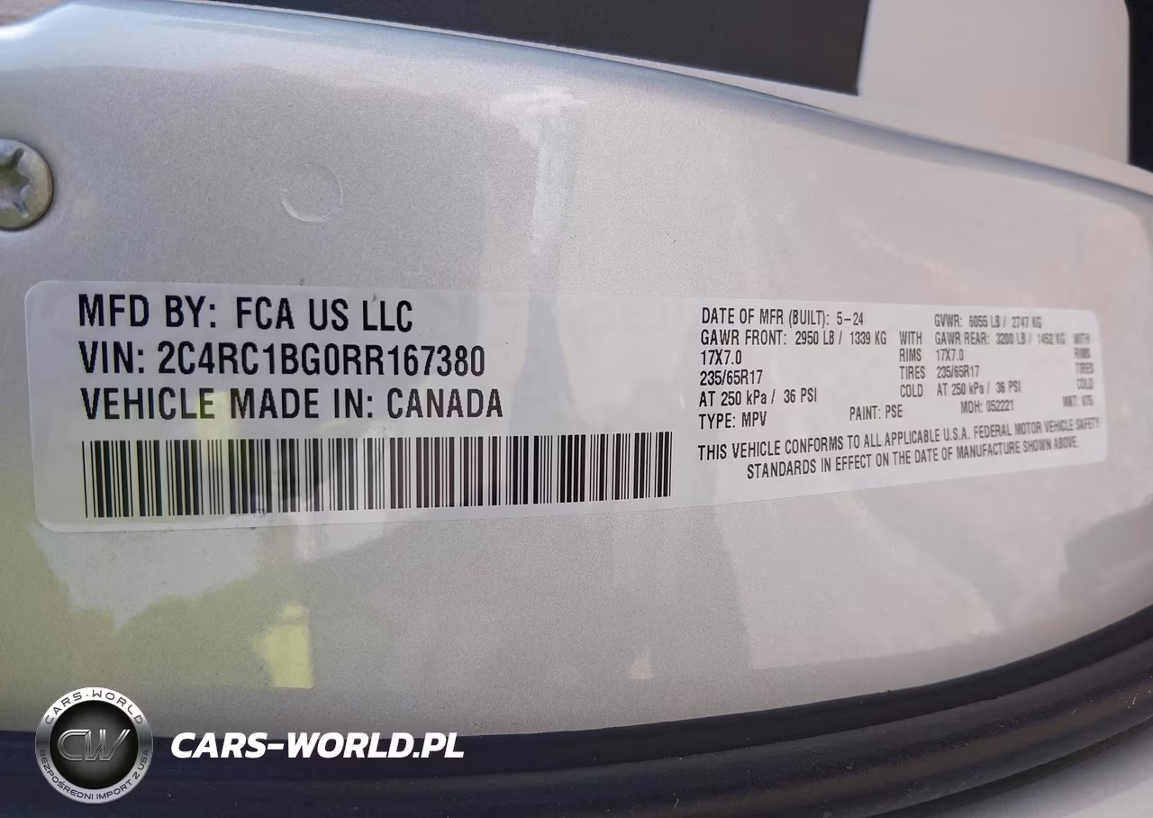 2024 Chrysler Pacifica Touring L VIN:2C4RC1BG0RR167380 - 9