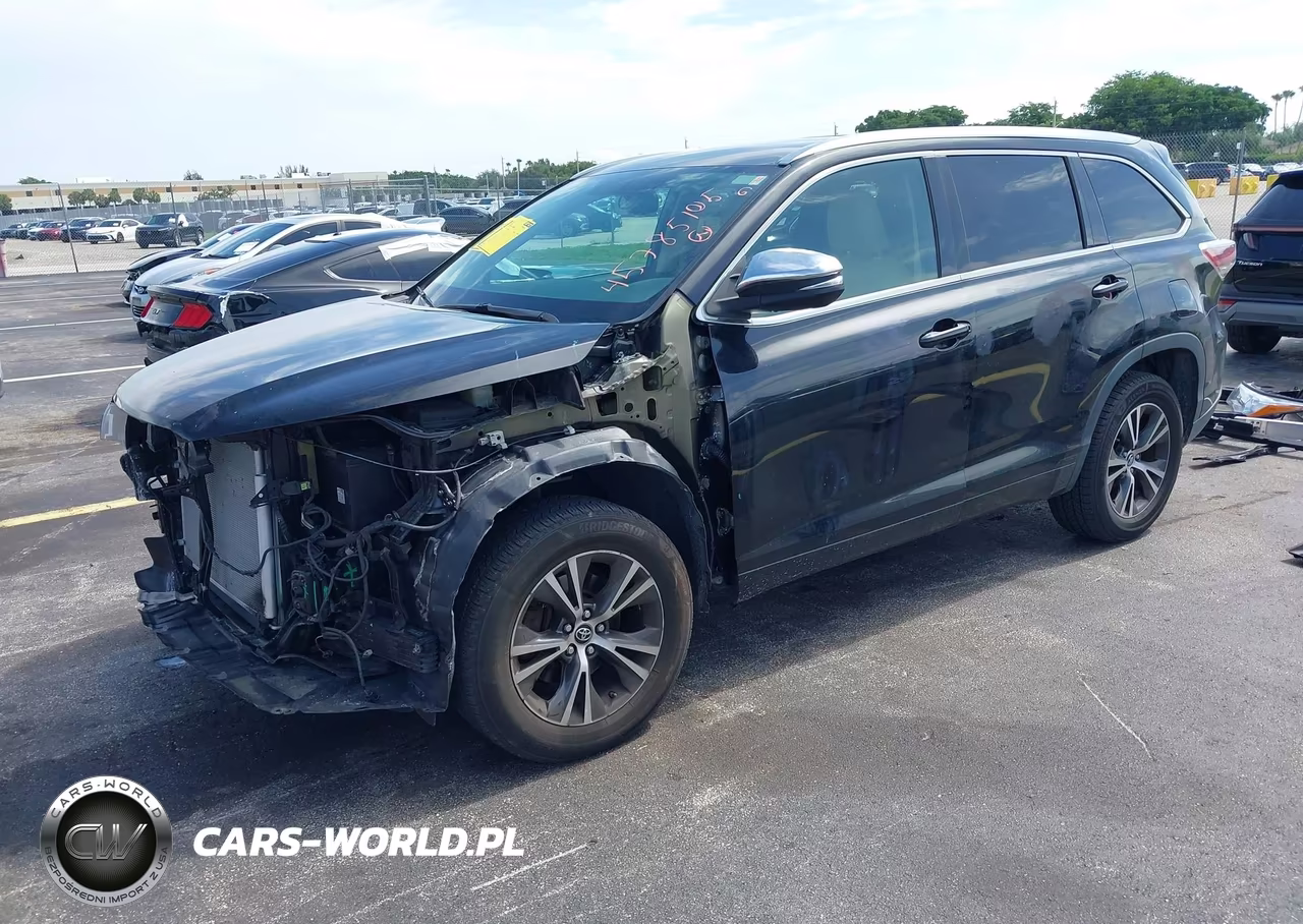2016 Toyota Highlander Xle V6 VIN:5TDKKRFH3GS176388 - 2