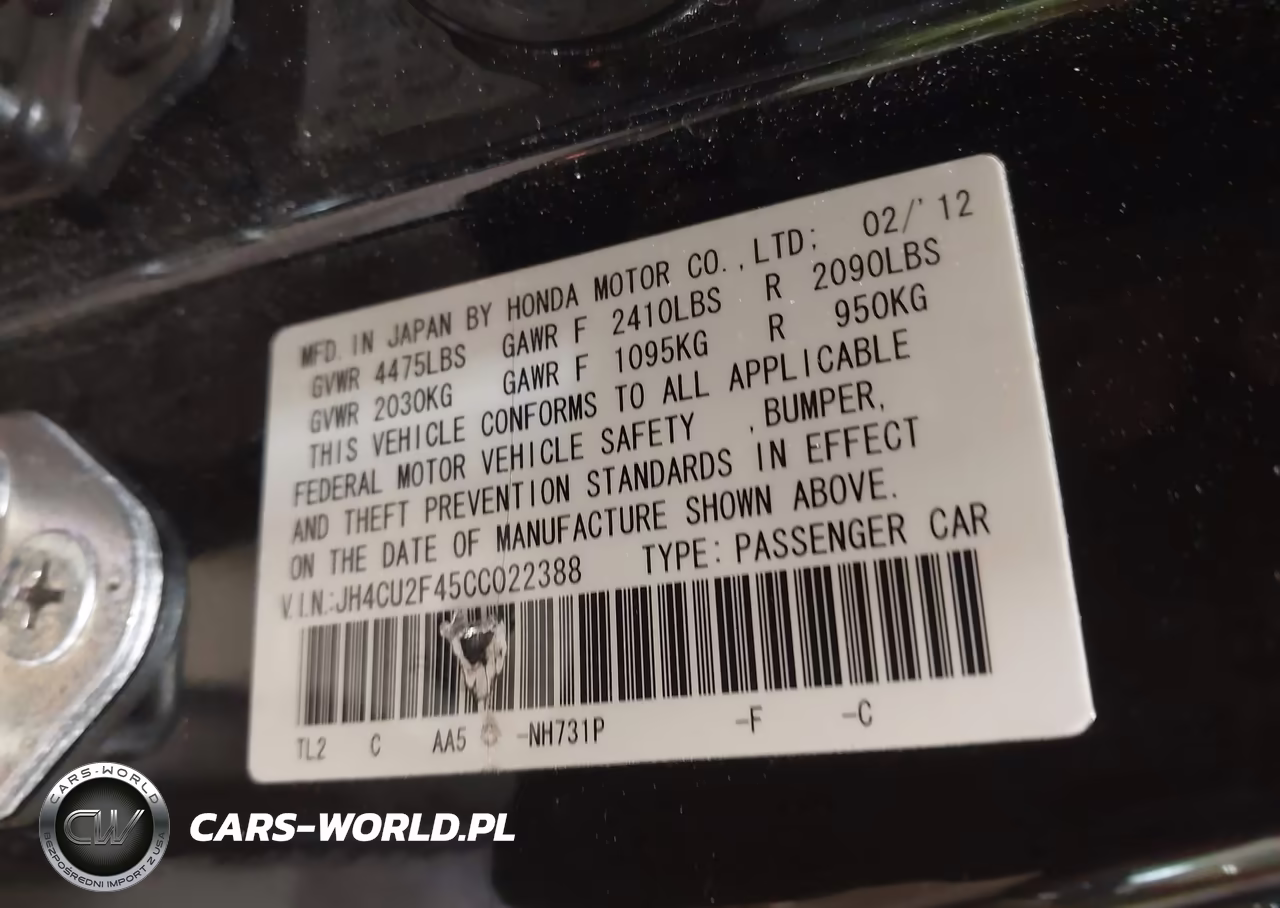 2012 Acura Tsx 2.4 VIN:JH4CU2F45CC022388 - 9