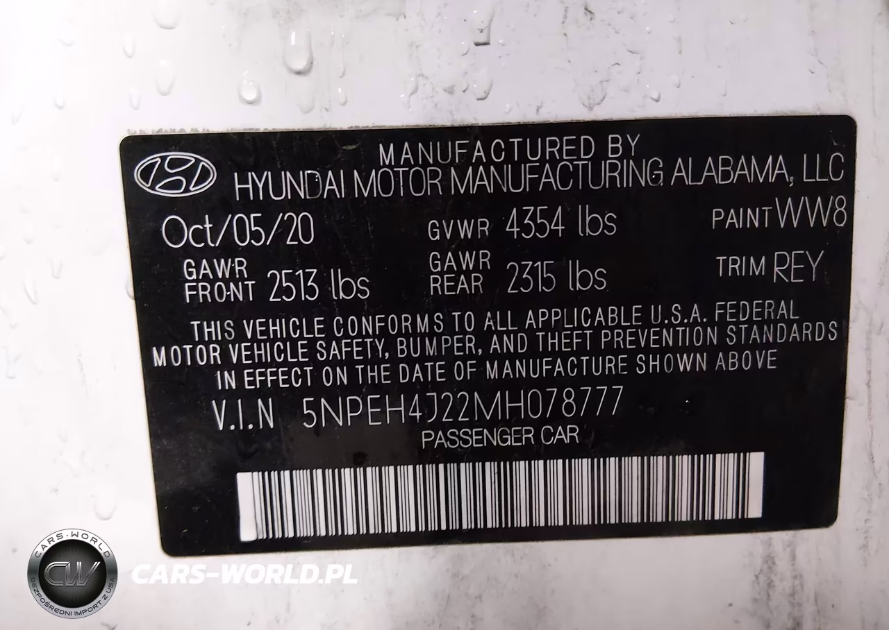 2021 Hyundai Sonata Limited VIN:5NPEH4J22MH078777 - 9