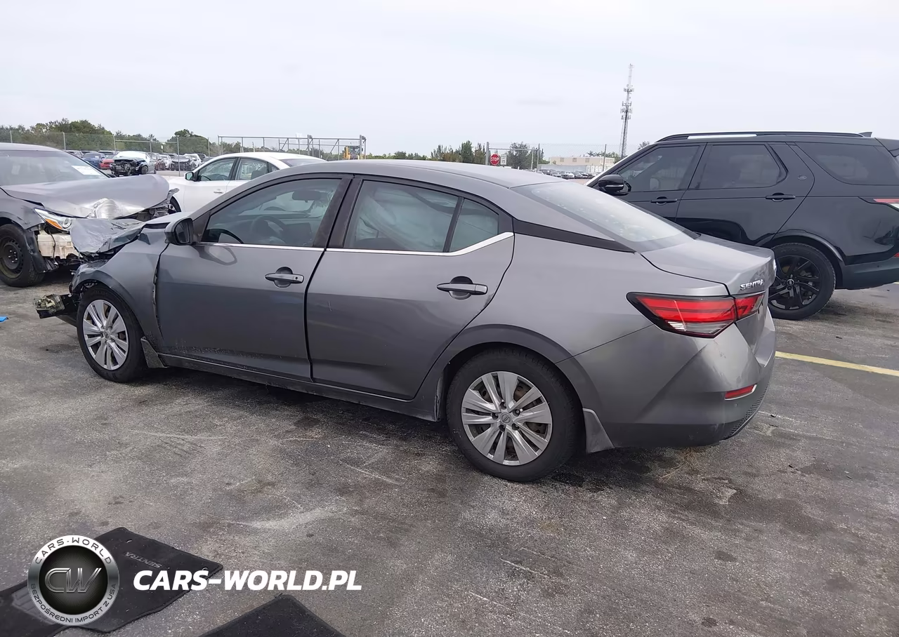 2021 Nissan Sentra S Xtronic Cvt VIN:3N1AB8BV6MY228802 - 3