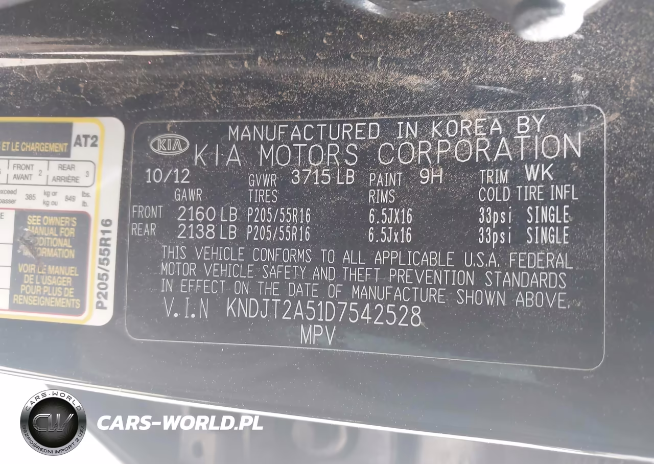 2013 Kia Soul VIN:KNDJT2A51D7542528 - 9