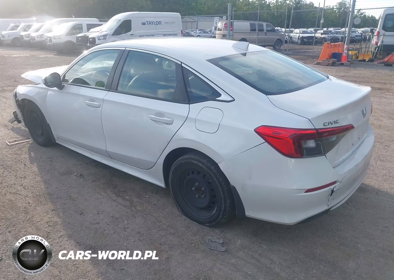 2022 Honda Civic Lx VIN:2HGFE2F27NH525089 - 3