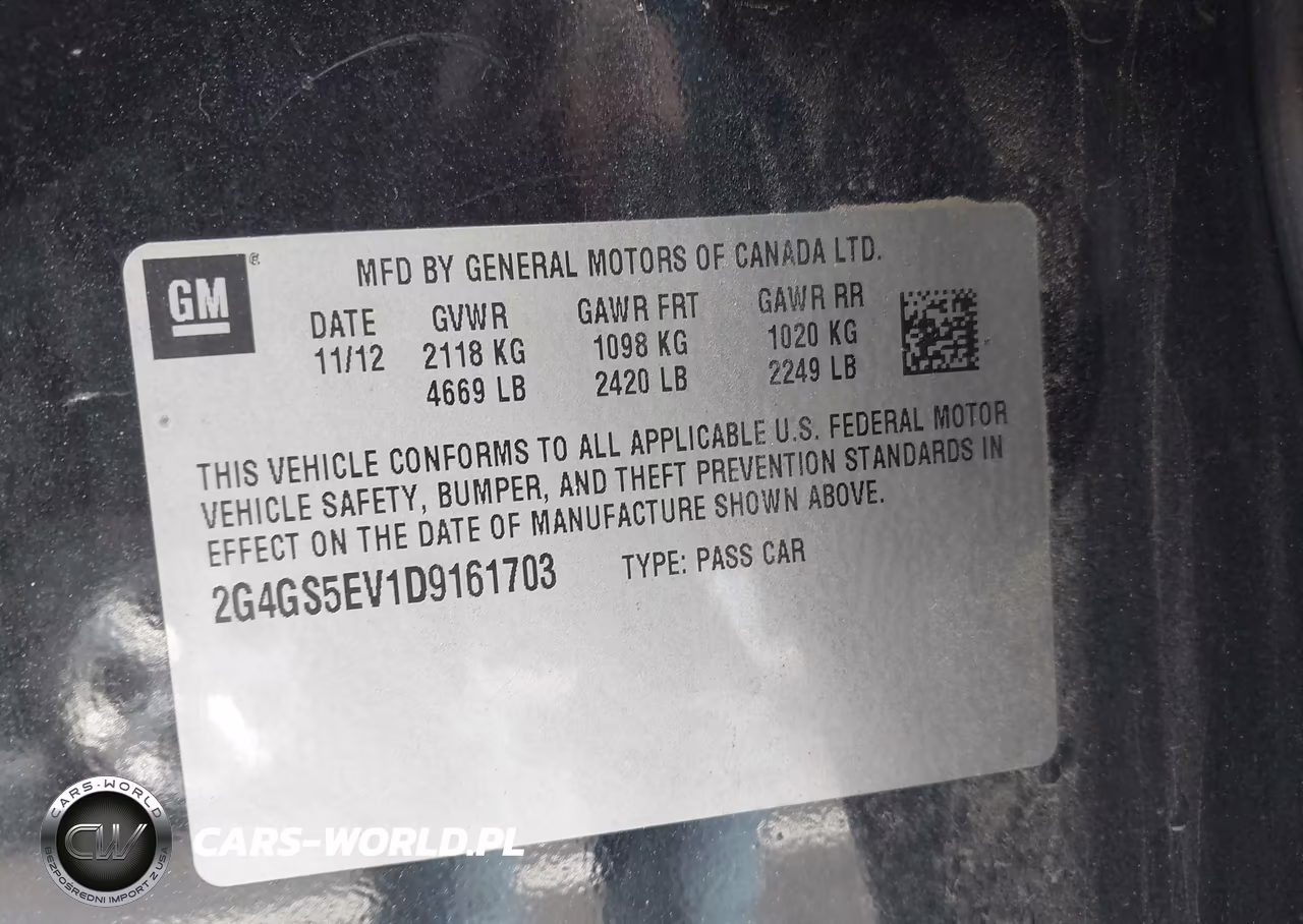 2013 Buick Regal Turbo - Premium 1 VIN:2G4GS5EV1D9161703 - 9
