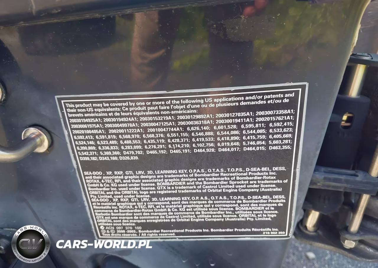 2004 Seadoo Gtr X VIN:00000ZZN35647D404 - 9