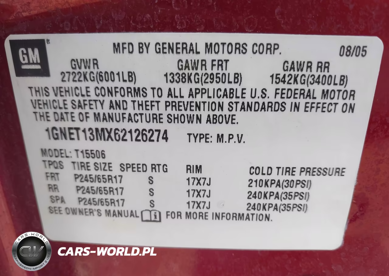 2006 Chevrolet Trailblazer Lt VIN:1GNET13MX62126274 - 9