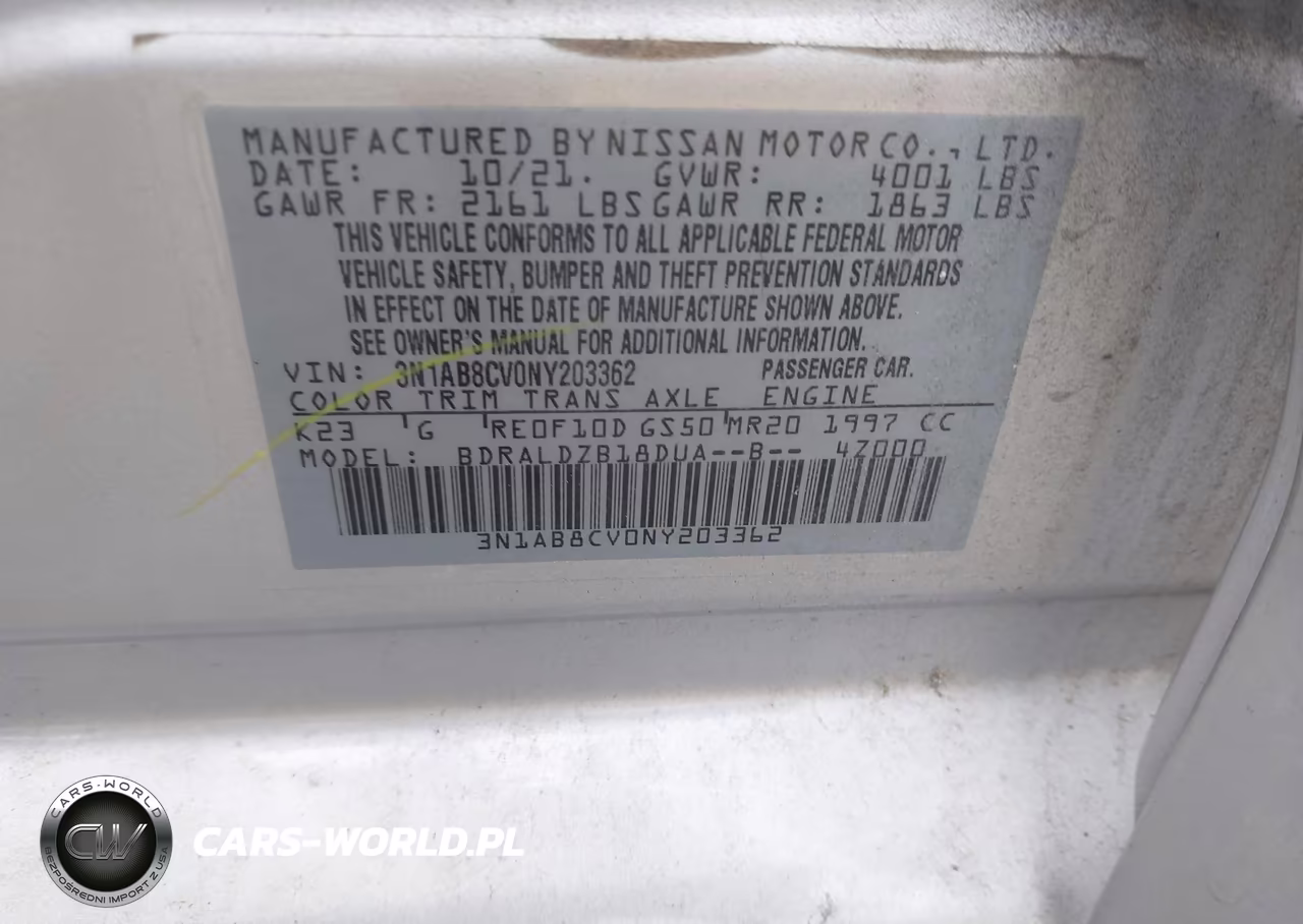 2022 Nissan Sentra Sv Xtronic Cvt VIN:3N1AB8CV0NY203362 - 9
