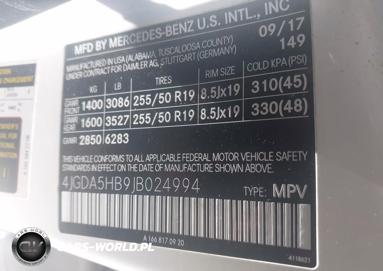 2018 Mercedes-Benz Gle 350 4Matic VIN:4JGDA5HB9JB024994 - 9