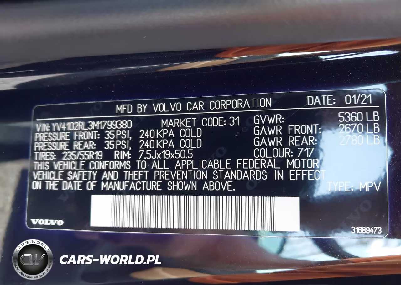 2021 Volvo Xc60 T5 Inscription VIN:YV4102RL3M1799380 - 9