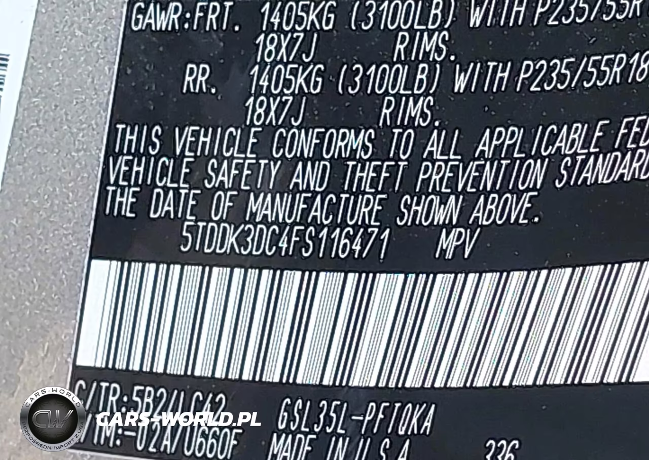 2015 Toyota Sienna Xle 7 Passenger VIN:5TDDK3DC4FS116471 - 9