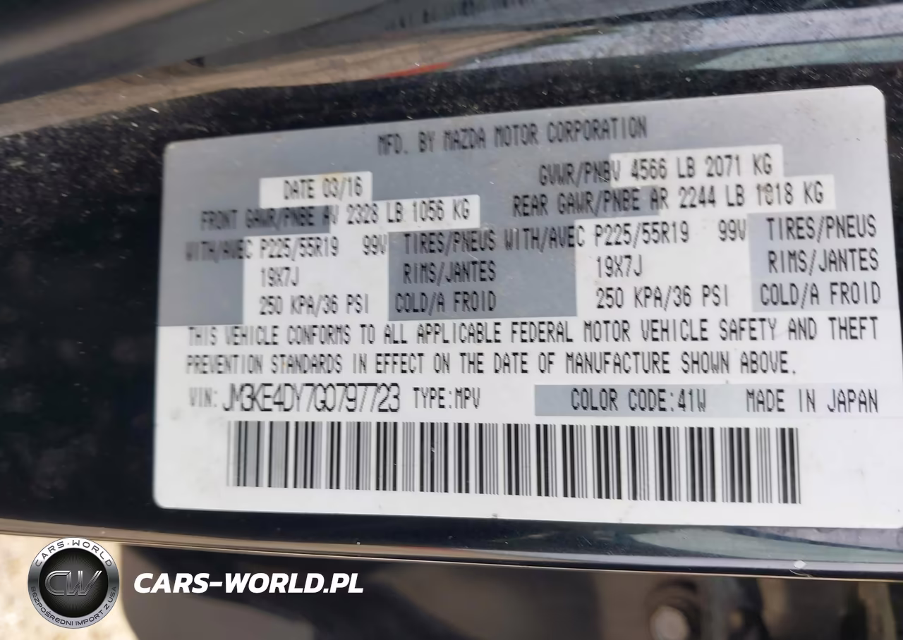 2016 Mazda Cx-5 Grand Touring VIN:JM3KE4DY7G0797723 - 9