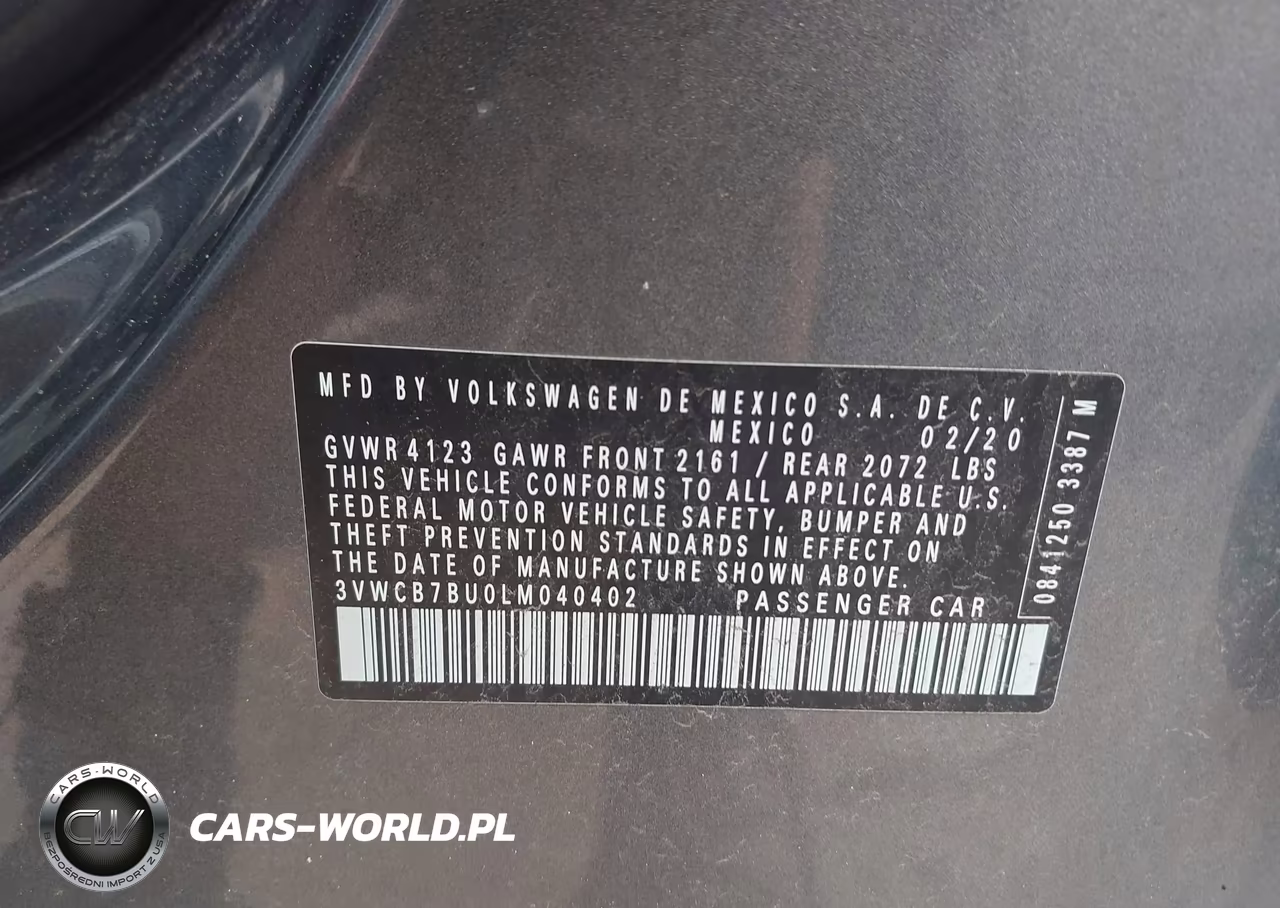 2020 Volkswagen Jetta 1.4T R-Line-1.4T S-1.4T Se VIN:3VWCB7BU0LM040402 - 9