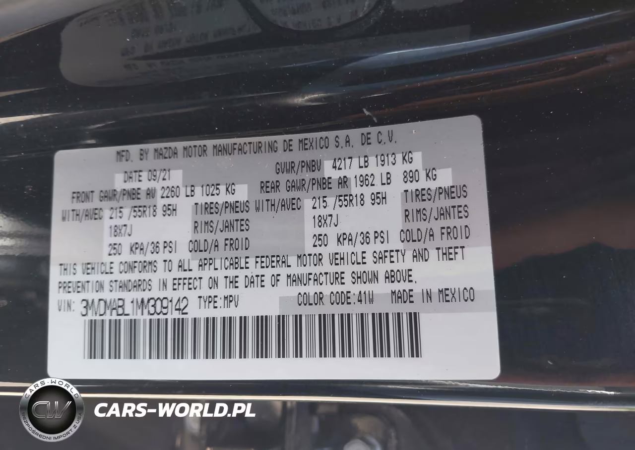 2021 Mazda Cx-30 Select VIN:3MVDMABL1MM309142 - 9