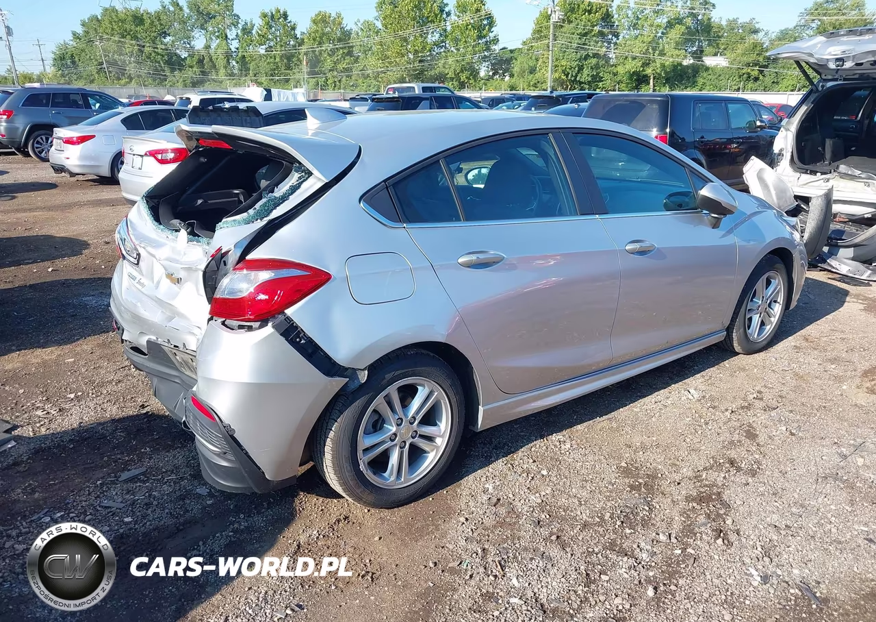 2017 Chevrolet Cruze Lt Auto VIN:3G1BE6SM2HS580118 - 4