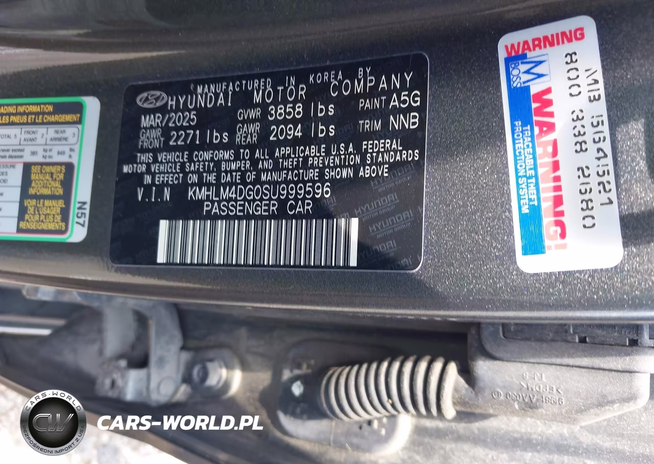 2025 Hyundai Elantra Sel Sport VIN:KMHLM4DG0SU999596 - 9