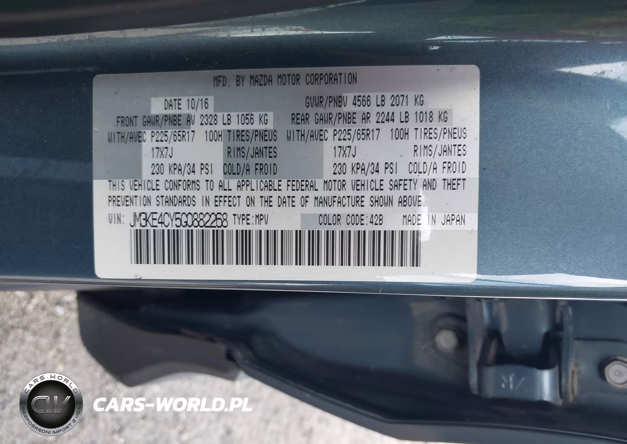 2016 Mazda Cx-5 Touring VIN:JM3KE4CY5G0882268 - 9