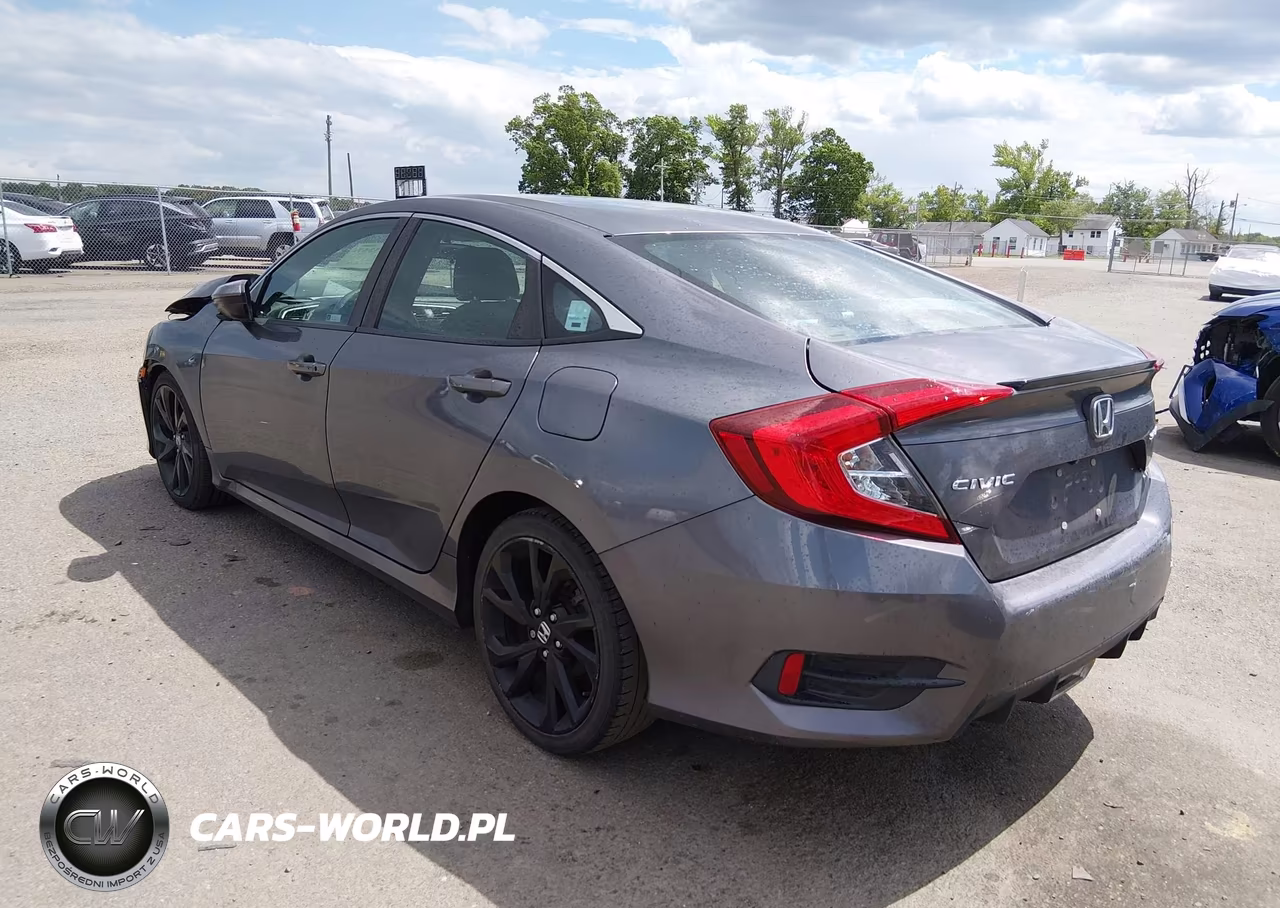 2020 Honda Civic Sport VIN:2HGFC2F87LH532115 - 3