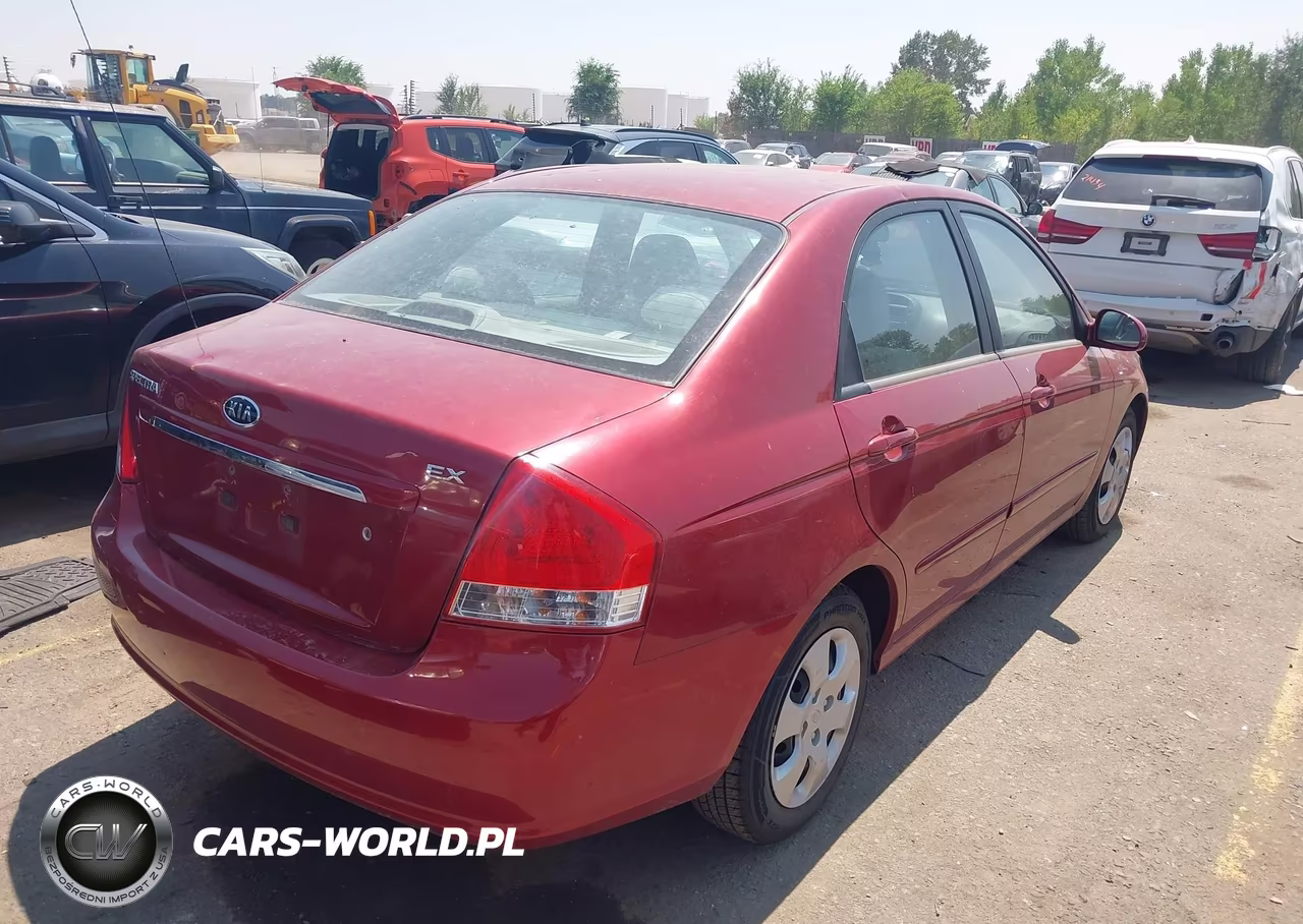 2009 Kia Spectra Ex VIN:KNAFE221895634098 - 4