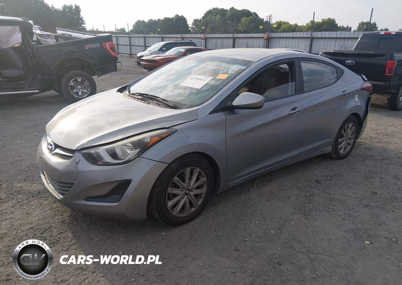 2016 Hyundai Elantra Se VIN:5NPDH4AE2GH731022 - 2