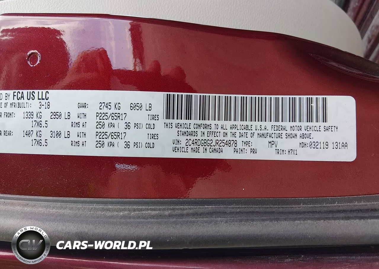 2018 Dodge Grand Caravan Se VIN:2C4RDGBG2JR254878 - 9