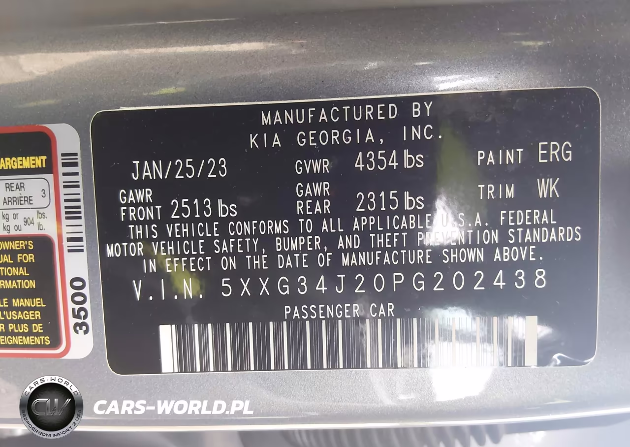 2023 Kia K5 Ex VIN:5XXG34J20PG202438 - 9