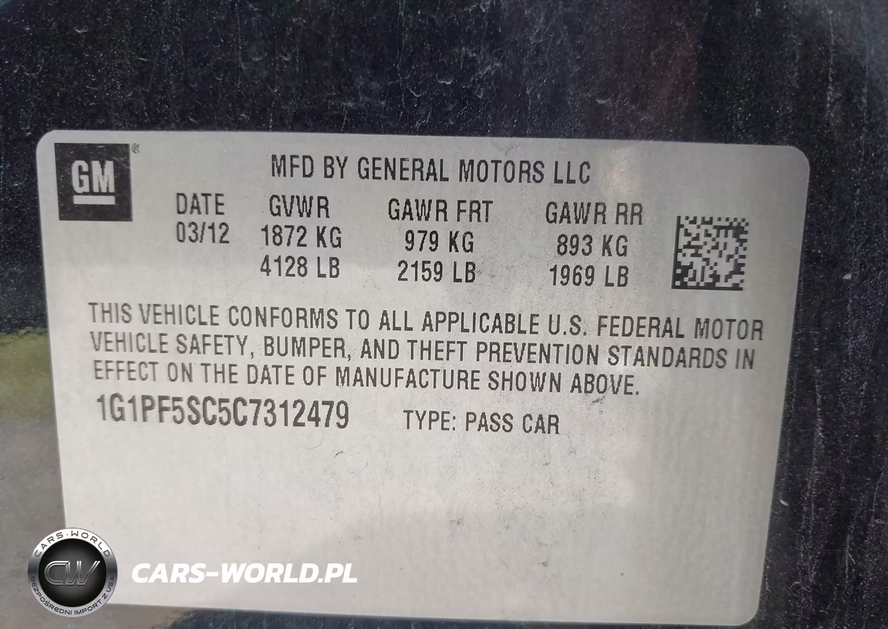 2012 Chevrolet Cruze 1Lt VIN:1G1PF5SC5C7312479 - 9