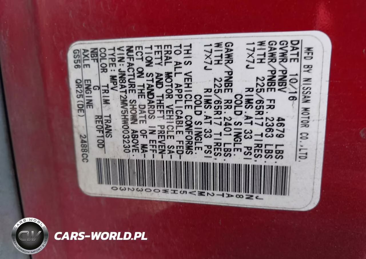2017 Nissan Rogue S VIN:JN8AT2MV5HW003230 - 9