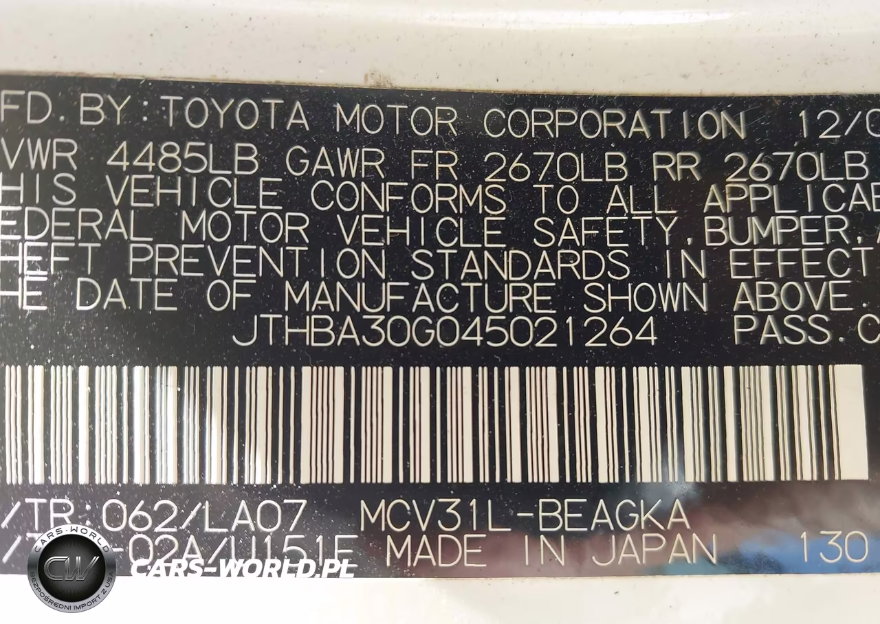 2004 Lexus Es 330 VIN:JTHBA30G045021264 - 9
