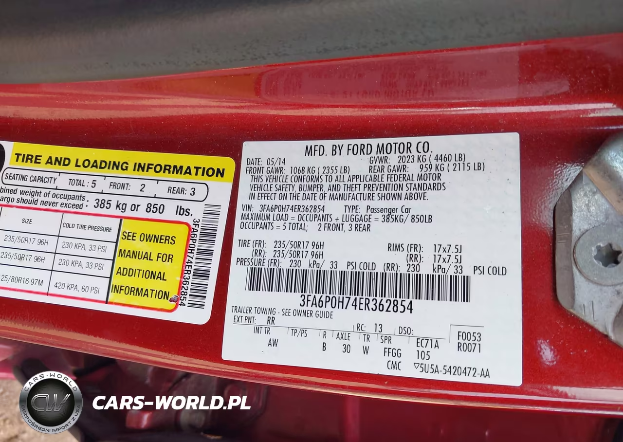 2014 Ford Fusion Se VIN:3FA6P0H74ER362854 - 9