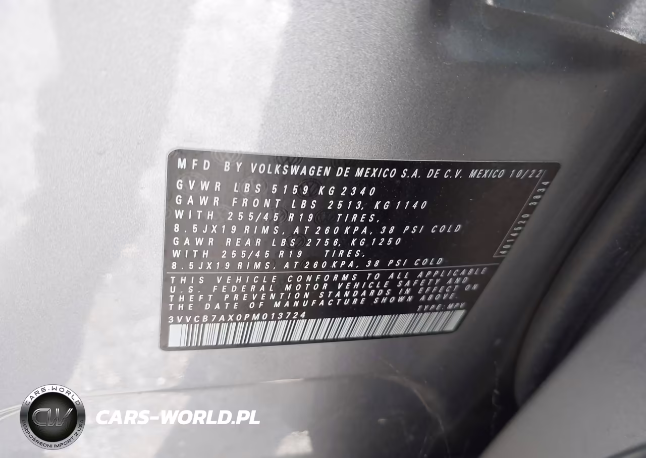 2023 Volkswagen Tiguan 2.0T Se R-Line Black VIN:3VVCB7AX0PM013724 - 9