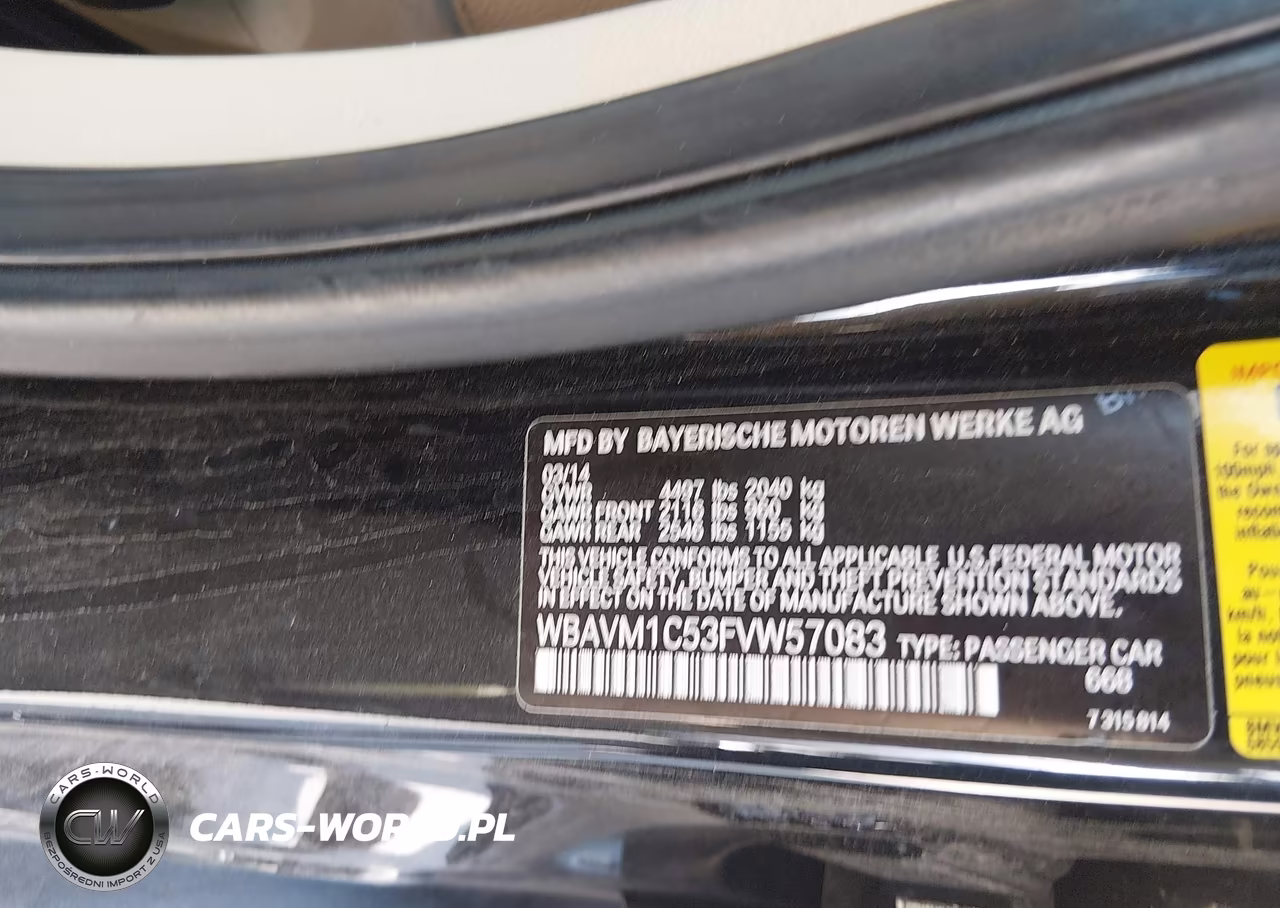 2015 BMW X1 Sdrive28I VIN:WBAVM1C53FVW57083 - 9